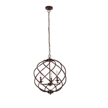 Load image into Gallery viewer, RADIANCE goods Farmhouse 3 Light Oil Rubbed Bronze Ceiling Pendant 19&quot; Wide
