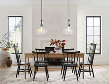 Load image into Gallery viewer, RADIANCE goods Transitional Matt Black 1 Light Ceiling Pendant 12&quot; Wide
