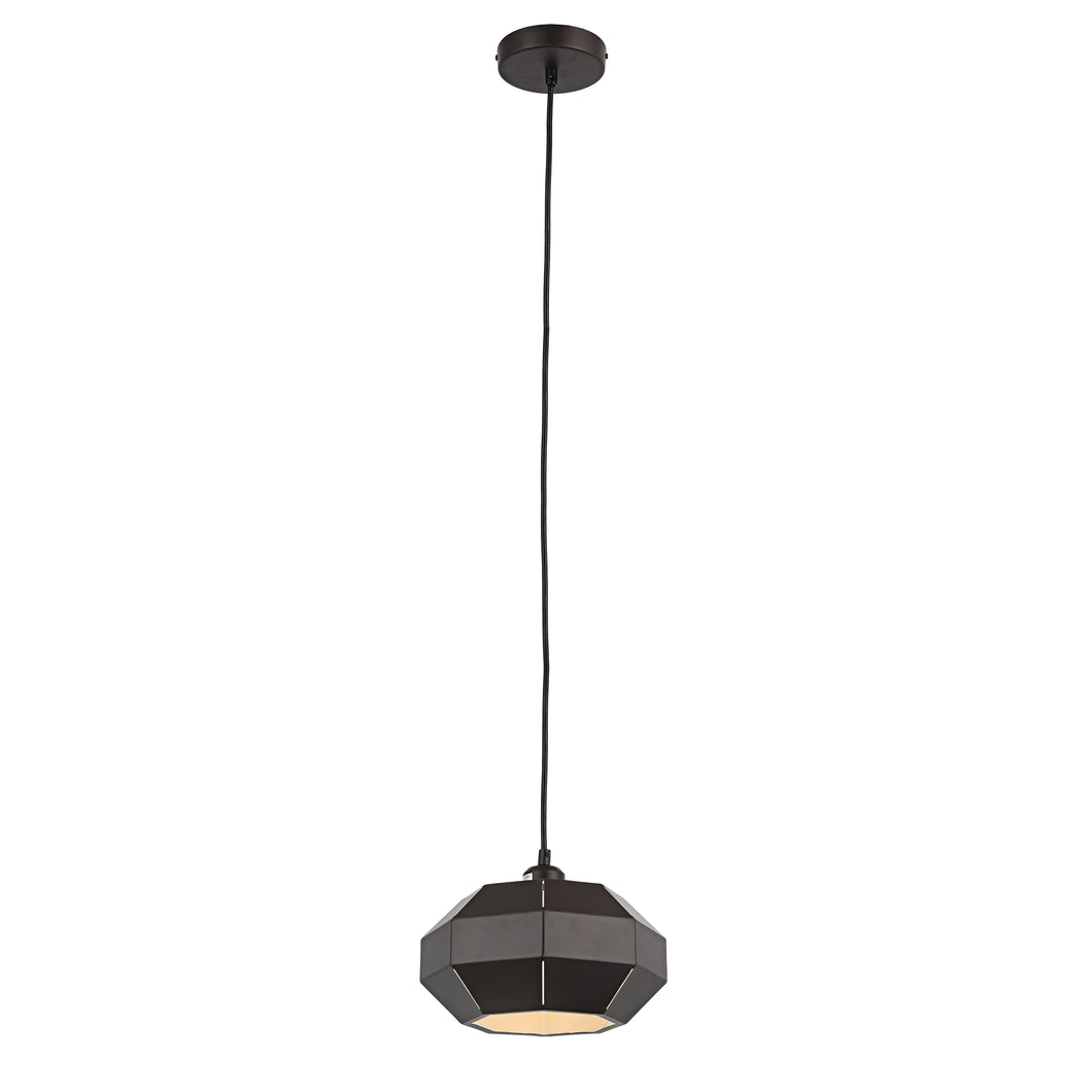 RADIANCE goods Contemporary-Style 1 Light Brown and White Ceiling Mini Pendant 10
