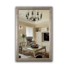 Load image into Gallery viewer, RADIANCE goods Contemporary Silver Finish Rectangle Framed Wall Mirror 35&quot; Width
