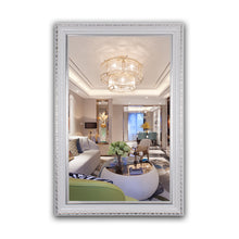 Load image into Gallery viewer, RADIANCE goods Contemporary White Finish Rectangle Framed Wall Mirror 35&quot; Width
