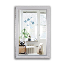 Load image into Gallery viewer, RADIANCE goods Contemporary White Finish Rectangle Framed Wall Mirror 35&quot; Width
