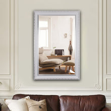 Load image into Gallery viewer, RADIANCE goods Contemporary White Finish Rectangle Framed Wall Mirror 35&quot; Width
