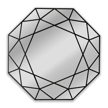 Load image into Gallery viewer, RADIANCE goods Contemporary Black Finish Octagon Framed Wall Mirror 30&quot; Width
