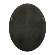 Load image into Gallery viewer, RADIANCE goods Vertical Black-Wood Finish Oval Framed Wall Mirror 35&quot;
