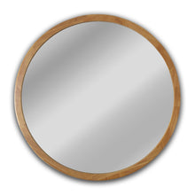 Load image into Gallery viewer, RADIANCE goods Oak Finish Framed Wall Mirror 28&quot;
