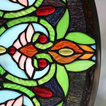 Load image into Gallery viewer, RADIANCE goods Victorian Stained Glass Window Panel 26&quot;x26&quot;
