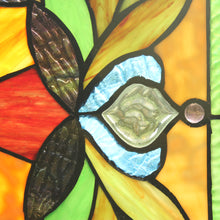 Load image into Gallery viewer, RADIANCE goods Victorian Stained Glass Window Panel 24.61&quot;x17.72&quot;
