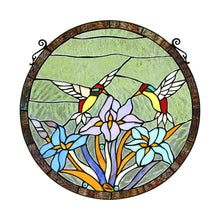 Load image into Gallery viewer, RADIANCE goods Animal Stained Glass Window Panel 20&quot;x20&quot;

