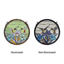 Load image into Gallery viewer, RADIANCE goods Animal Stained Glass Window Panel 20&quot;x20&quot;
