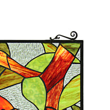Load image into Gallery viewer, RADIANCE goods Animal Stained Glass Window Panel 24.8&quot;x17.72&quot;
