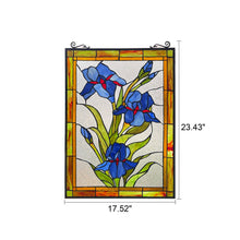 Load image into Gallery viewer, RADIANCE goods Stained Glass Window Panel 24&quot; Tall
