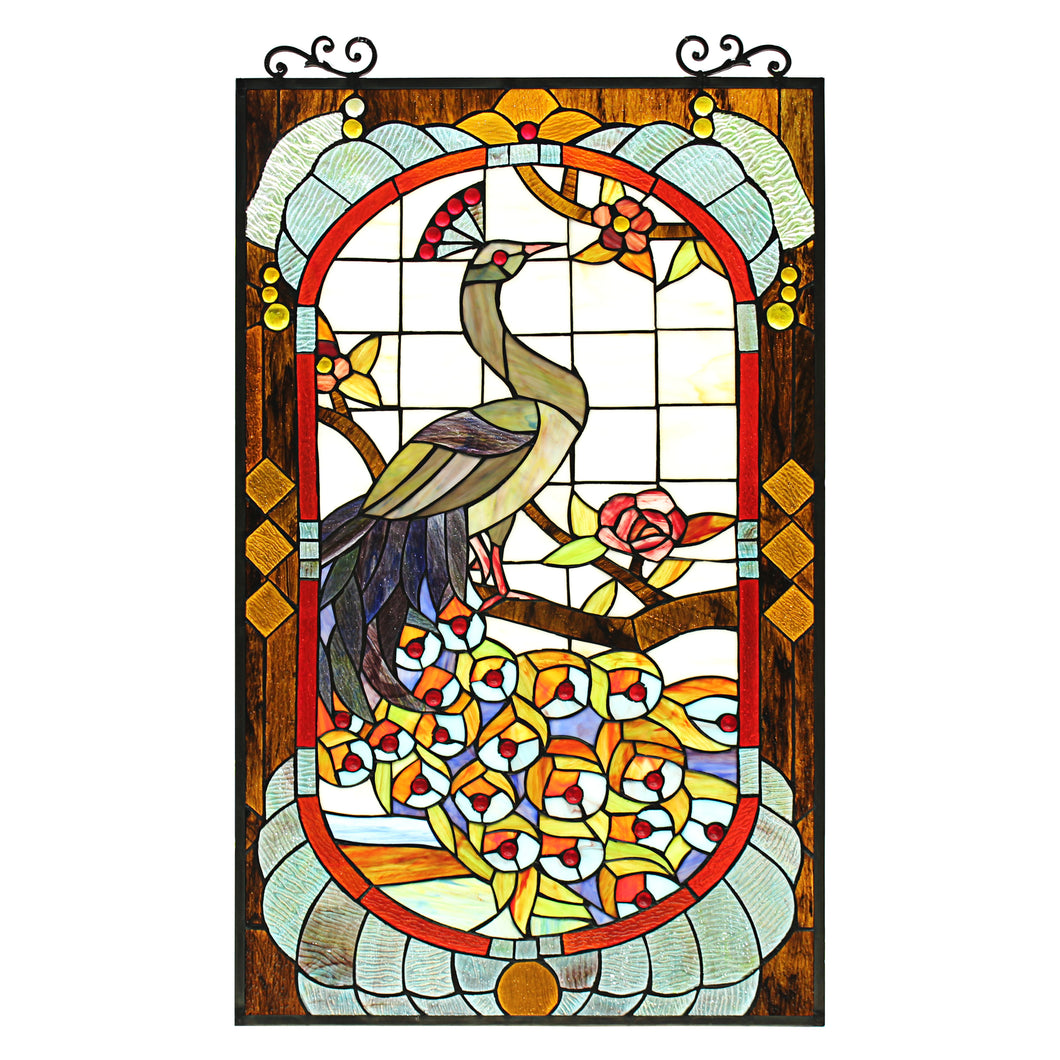 RADIANCE goods Animal Stained Glass Window Panel 33