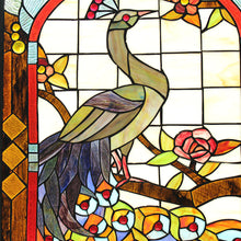 Load image into Gallery viewer, RADIANCE goods Animal Stained Glass Window Panel 33&quot;x19.88&quot;
