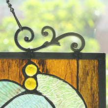 Load image into Gallery viewer, RADIANCE goods Animal Stained Glass Window Panel 33&quot;x19.88&quot;
