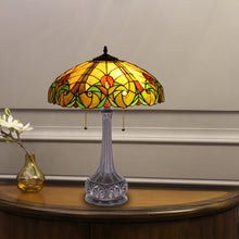 Load image into Gallery viewer, RADIANCE goods Tiffany-Style 2 Light Victorian Table Lamp 25&quot; Width
