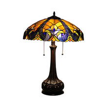 Load image into Gallery viewer, RADIANCE goods Tiffany-Style 2 Light Victorian Table Lamp 25&quot; Width
