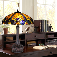 Load image into Gallery viewer, RADIANCE goods Tiffany-Style 2 Light Victorian Table Lamp 25&quot; Width
