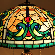 Load image into Gallery viewer, RADIANCE goods Tiffany-Style 2 Light Victorian Table Lamp 17&quot; Width
