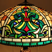 Load image into Gallery viewer, RADIANCE goods Tiffany-Style 2 Light Victorian Table Lamp 17&quot; Width
