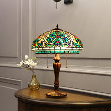 Load image into Gallery viewer, RADIANCE goods Tiffany-Style 2 Light Victorian Table Lamp 17&quot; Width
