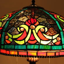 Load image into Gallery viewer, RADIANCE goods Tiffany-Style 2 Light Victorian Table Lamp 17&quot; Width
