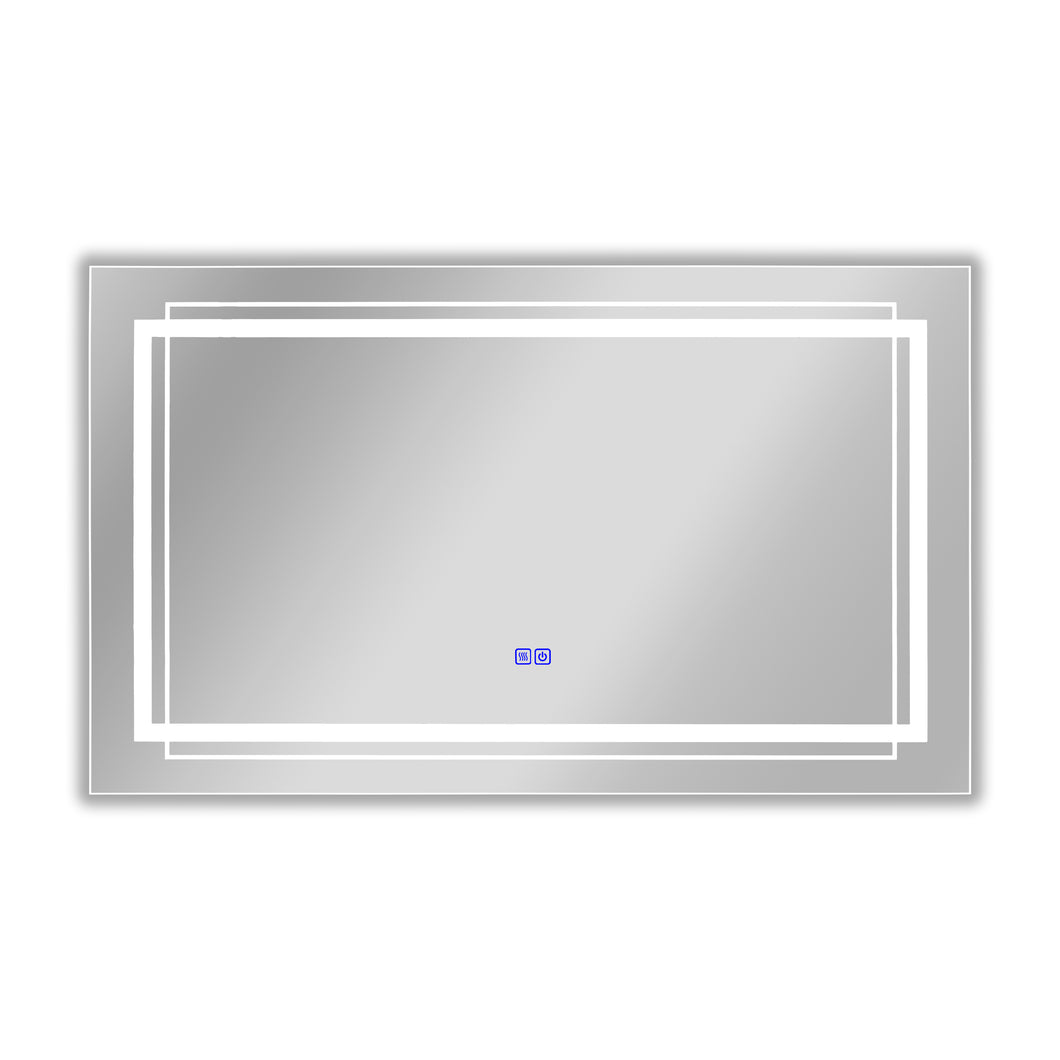 RADIANCE goods Back Lit Dodecagon TouchScreen LED Mirror 3 Color Temperatures 3000K-6000K 32