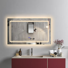 Load image into Gallery viewer, RADIANCE goods Back-Lit Rectangular Touch Screen LED Mirror 39&quot; Wide
